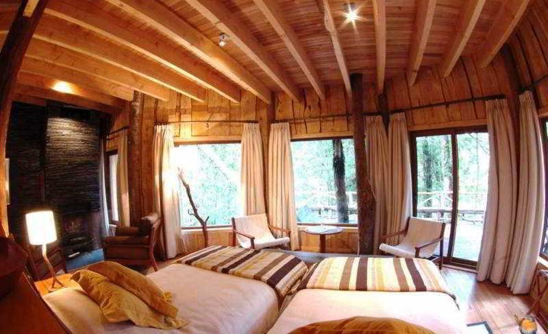 Huilo Huilo Nawelpi Lodge Puerto Fuy Exteriör bild